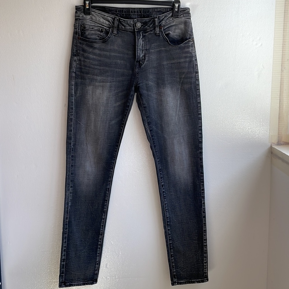 American Eagle Tall Active Flex high waist skinny jeans size 32 x 34 - Picture 7 of 8